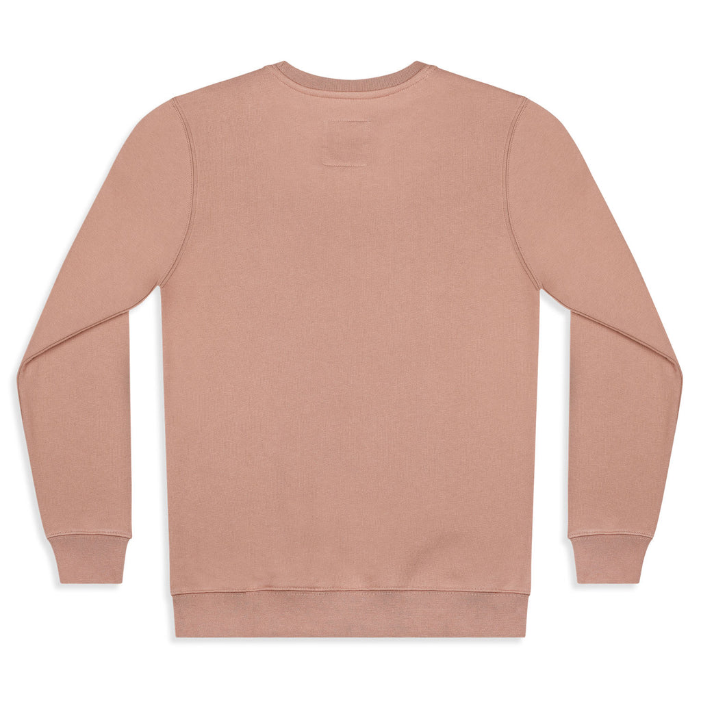 silverstick womens organic cotton sweat arugam mahogany rose back