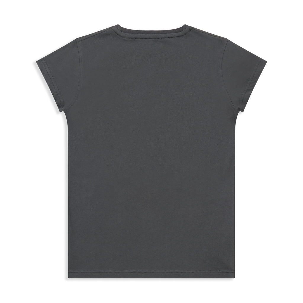 silverstick womens organic cotton love trees t shirt gun metal back