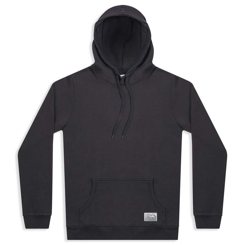 silverstick womens organic cotton hoodie lancelin charcoal front