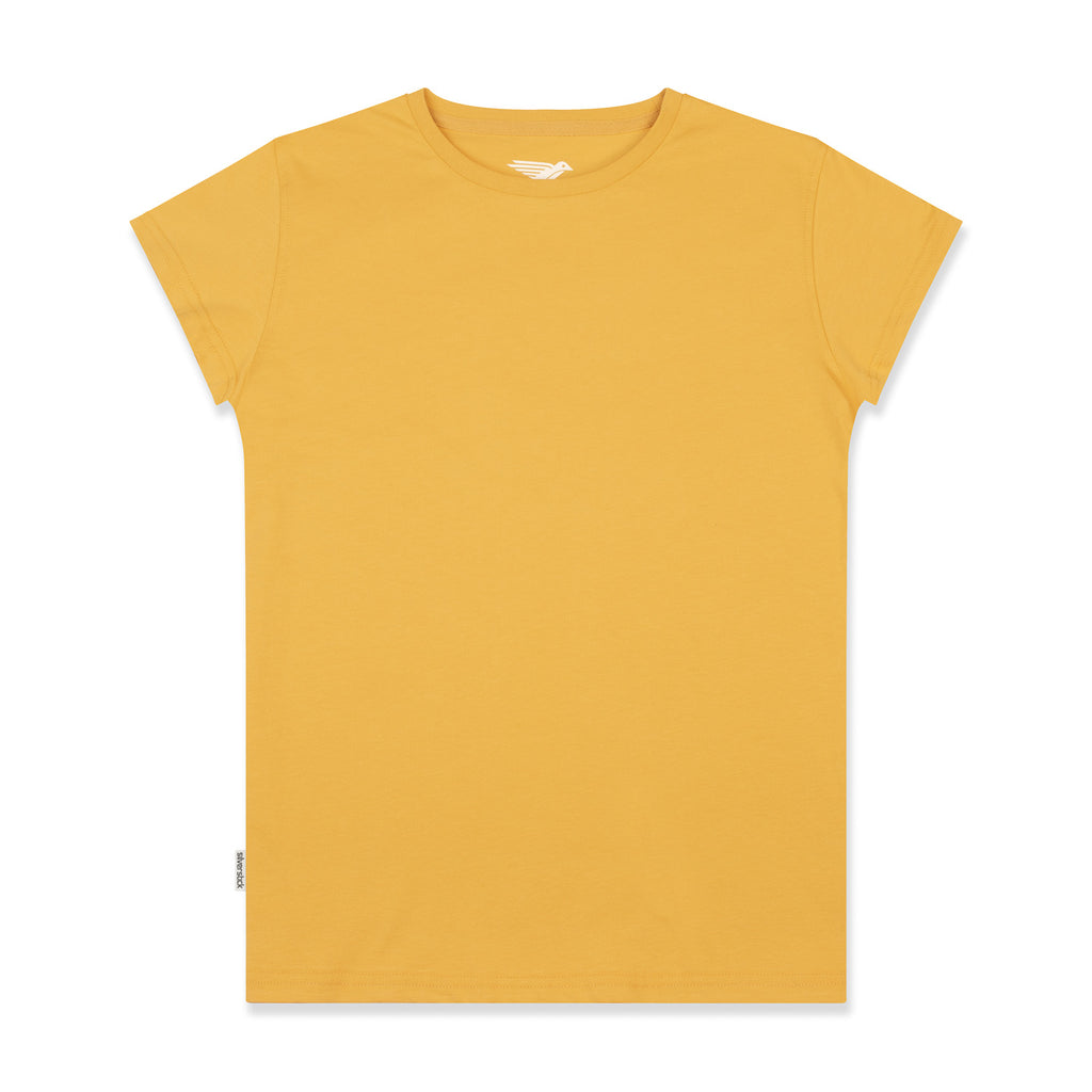 silverstick womens organic cotton tee maize front