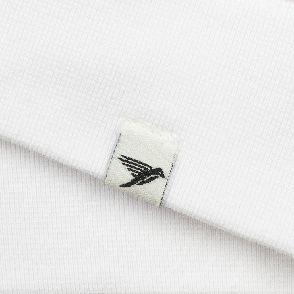 silverstick womens organic cotton sweat arugam white hem label