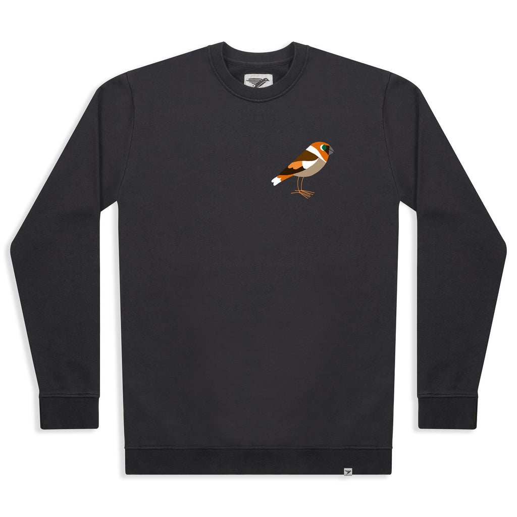 Silverstick mens matt sewell hawfinch organic cotton sweat front