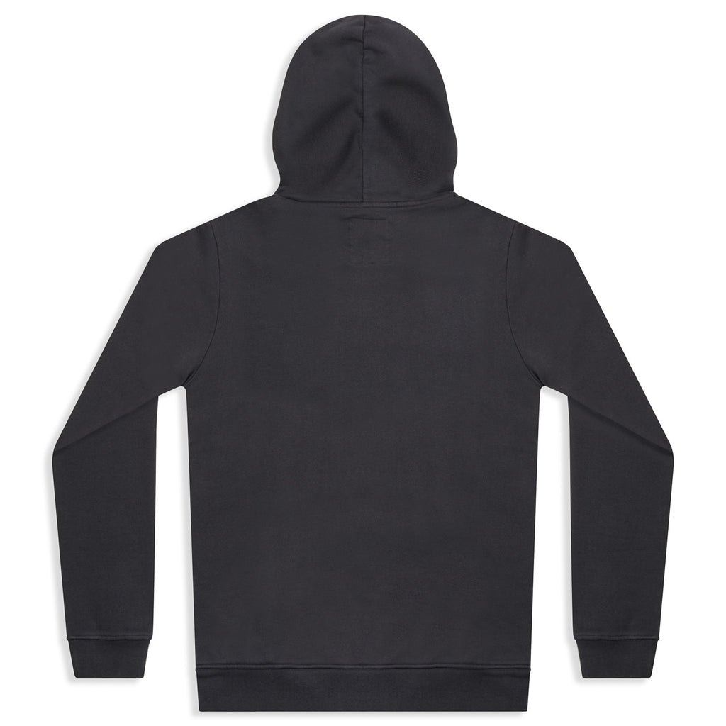 silverstick womens organic cotton hoodie lancelin surf charcoal back