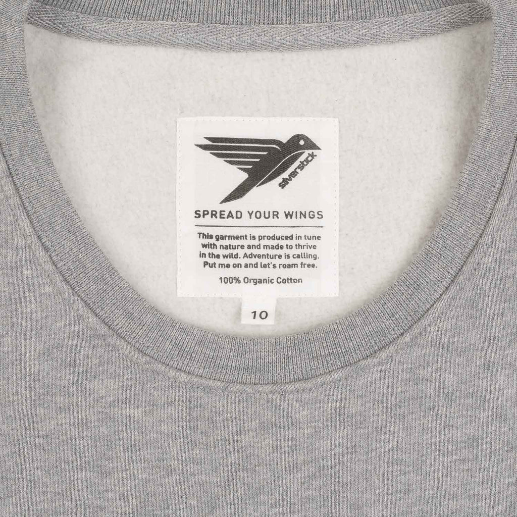 silverstick womens organic cotton arugam ash marl label