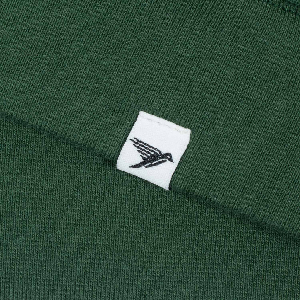 Silverstick Mens Nevis Organic Cotton Quarter Zip Sweat Greener Pastures Hem Label